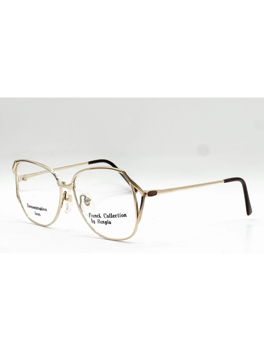 Benglo B.G. Parisan Gold Brown Authentic Eyeglasses 52-14-145